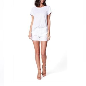 NWT PAIGE MAYLISE UTILITY SHORTS FRAYED SIZE 25